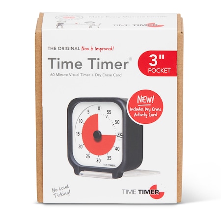 Time Timer Original Timer 3 Inch (Pocket) TT03BW